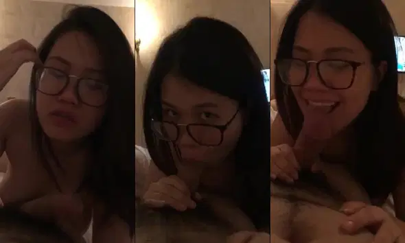 Bé sinh viên kính cận rủ đi xem bóng đá mà em không nói là xem trong nhà nghỉ